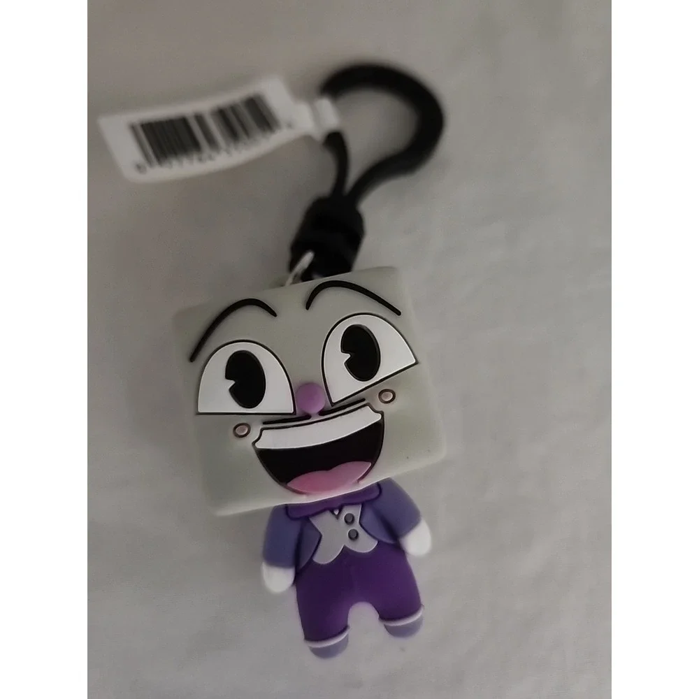 Cuphead NEW King Dice Backpack Clip Keychain